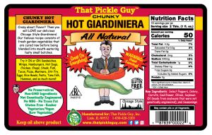 Chicago Style Giardiniera - Hot Chunky - 16oz - Image 2
